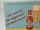 1940s Beer Sign Old Vintage Goebel Bantam Beer Advertising Sign Detroit Michigan — photo 9
