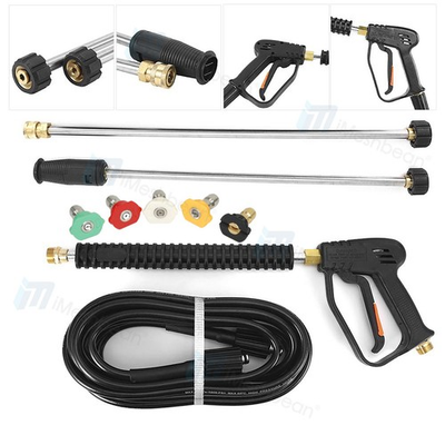 #ad #ad Power Pressure Washer Spray Gun 2Wand Lanceamp;5 Tipsamp;hose for Water Pumps 4000psi $42.99