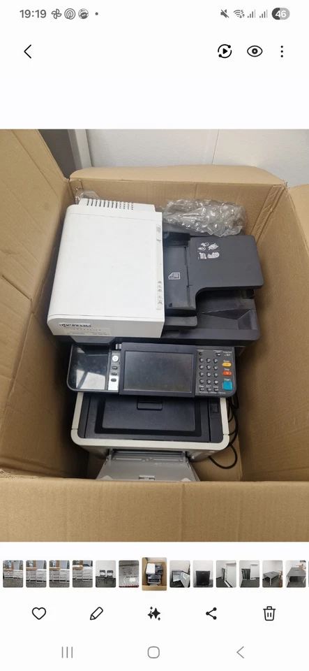 Kyocera ECOSYS M6035cidn Colour Multifunctional Laser Printer - White/Grey - Image 1 of 1