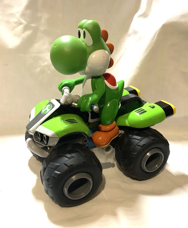 Carrera RC Nintendo Mario Kart Yoshi Quad Car (Car Only NO REMOTE) Not Tested - Image 3 of 4