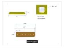 Cutting Edge fits Komatsu 17M-71-21550