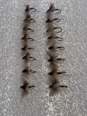 16 moscas surtidas. sin muerte. Pesca a mosca. FLY FISHING