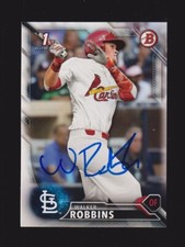 2016 BOWMAN BD 7  Walker Robbins  ST LOUIS CARDINALS  SIGNED AUTOGRAPH AUTO COA