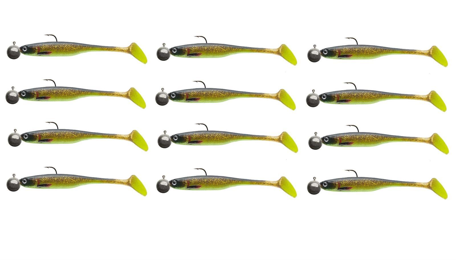 Тушка Cormoran Crazy Fin, 13 см, Шартрез, коробка, 12 штук для приготовления жевательной резинки