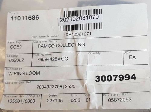 TELAR DE CABLEADO RAMCO 3007994 79094428 (Nuevo stock antiguo) - Imagen 7 de 9