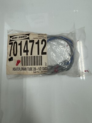 7014712 New Genuine OEM Sub-Zero Wolf Drain Tube Heater Refrigerator #h.8