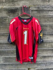XFL Football San Francisco Demons Men's Jersey #1 Size 44 XL Champion used