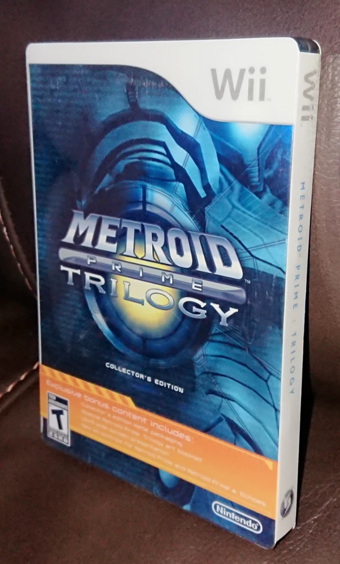 Metroid prime trilogy wii price sale