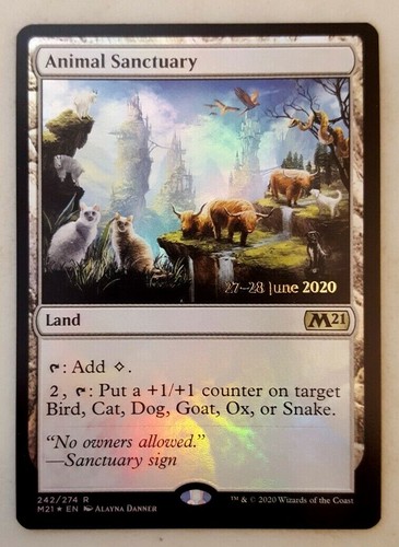 1x Animal Sanctuary Prerelease FOIL M21 Core Set 2021 MTG NM