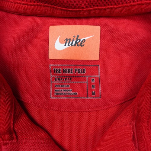 Nike Tiger Woods Polo Shirt Mens Medium Golf Sunday Red Masters Pump Fist - Picture 4 of 9