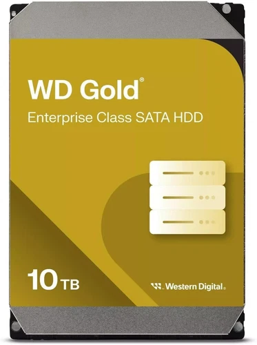 Western Digital Gold 10TB Hard Disk Classe Enterprise 3.5’’ HDD SATA WD102KRYZ