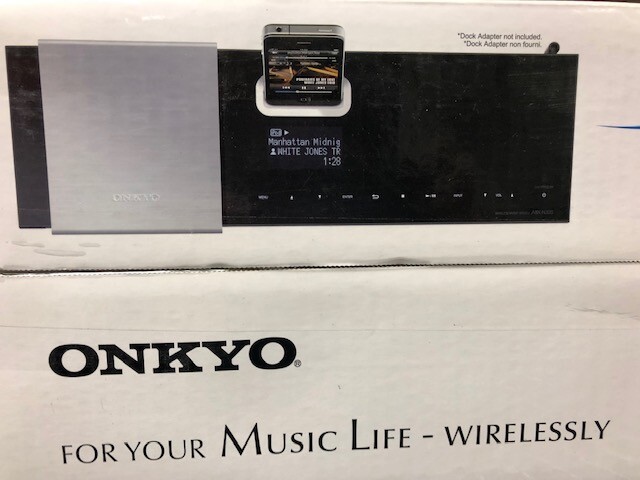 Onkyo Wireless Music System Wi-Fi, Air-Play, Alarm, iPod