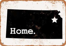 METAL SIGN - Kansas State 6 -- Vintage Look