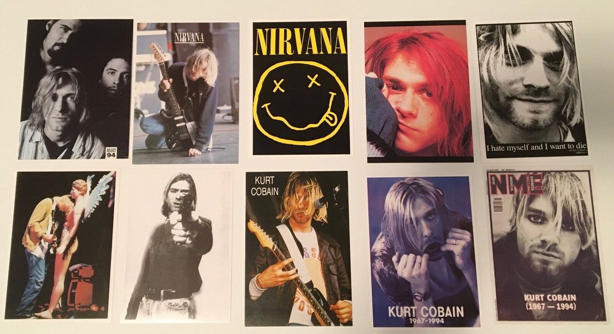 『希少なヴィンテージ』Kurt Cobain Nirvana ポスター 2枚 Vintage 90s KURT COBAIN Nirvana Poster 25x35 RARE Smells