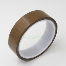 25mm x 10M PTFE Cloth Adhesive Tape Heat Resistant Insulating Machine Sealing