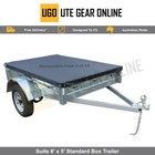 8 x 5 BOX TRAILER Bunji Rope Tonneau Cover NEW