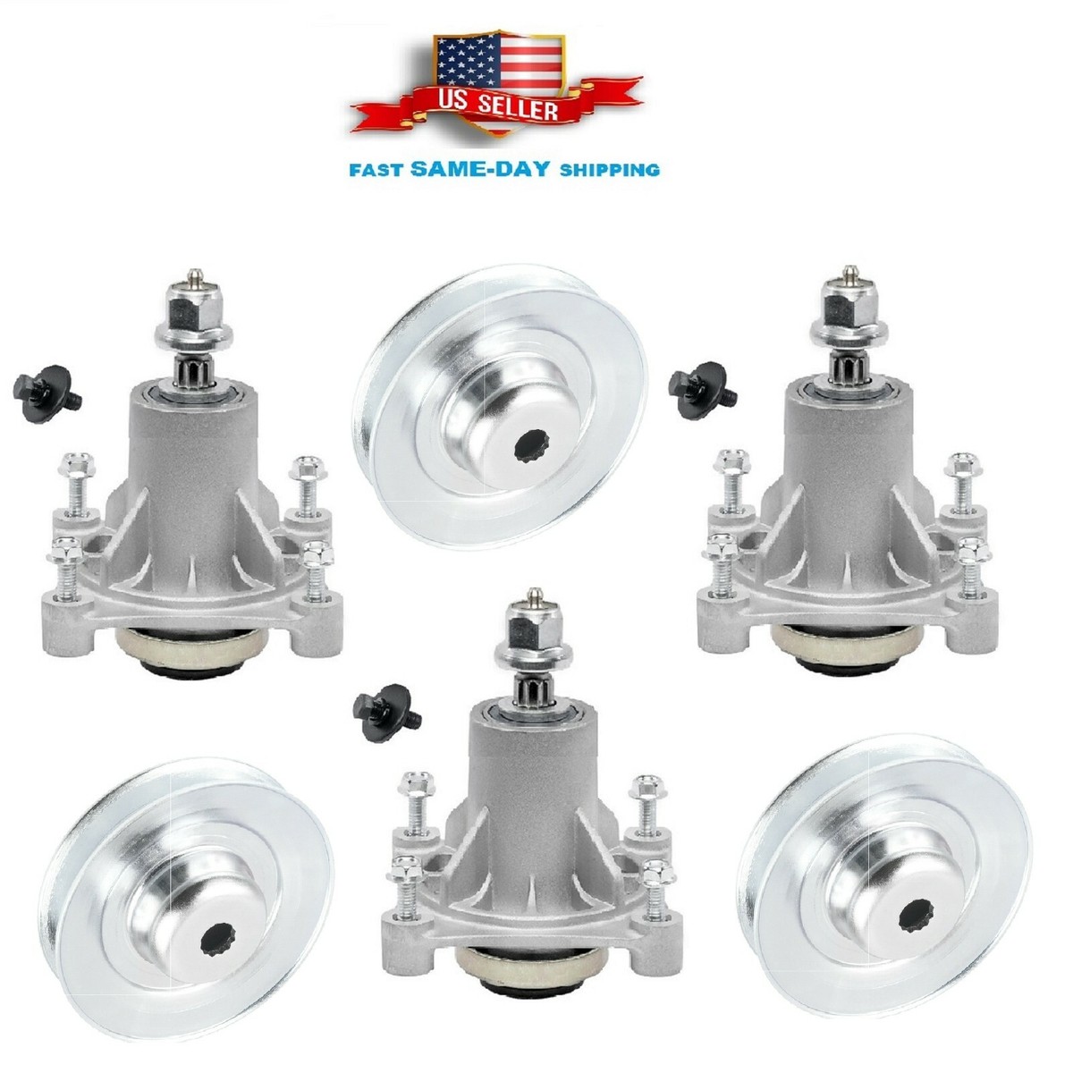 3 Complete Spindle Pulley For Husqvarna CZ4815 CZ4817 CZ4818 Z4818