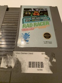 NES RAD RACER Nintendo Video Game Cartridge Only TESTED 