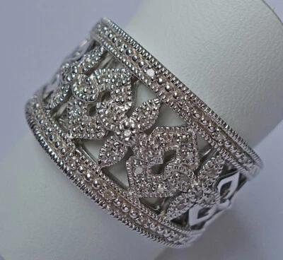 0,25 Ct♦️♦️ Champagner Brillant Ring aus 925 Silber mit Diamant Diamanten ♦️8118 - Bild 1 von 4