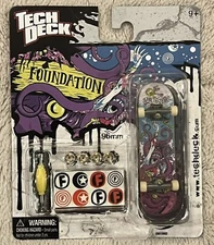 2008 Tech Deck Gareth Stehr Foundation Rare 96mm Fingerboard Brand New Sealed