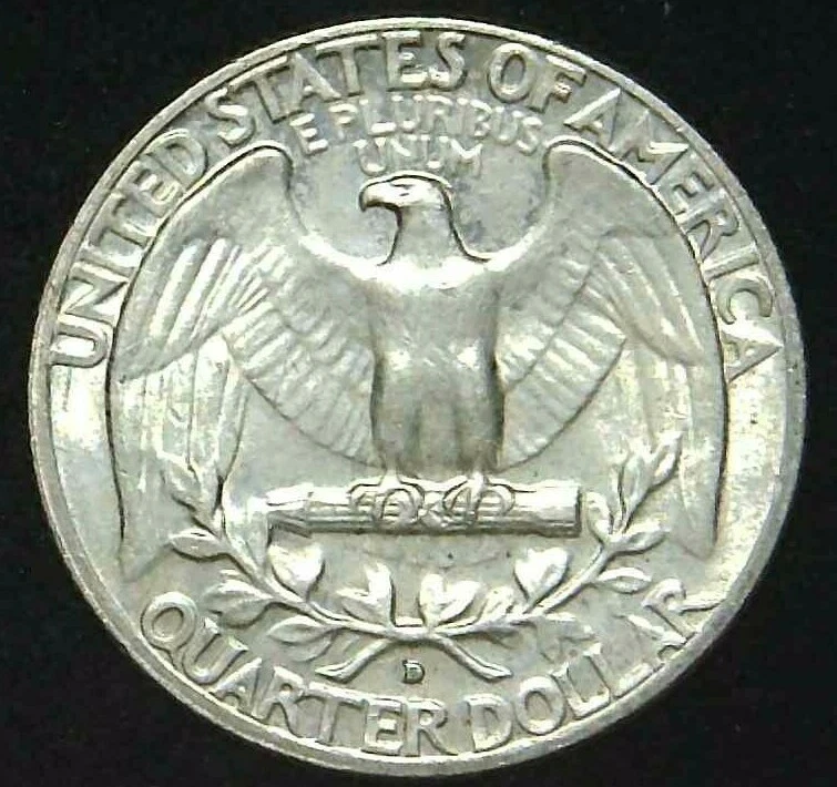 1964-D 25C Washington Quarter 90% Silver BU 21cct0525 - Image 2 of 2