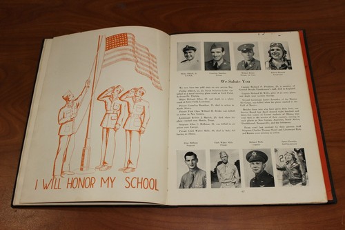 1944 Ottawa Hills High School Yearbook Grand Rapids Michigan Legend - Picture 8 of 12