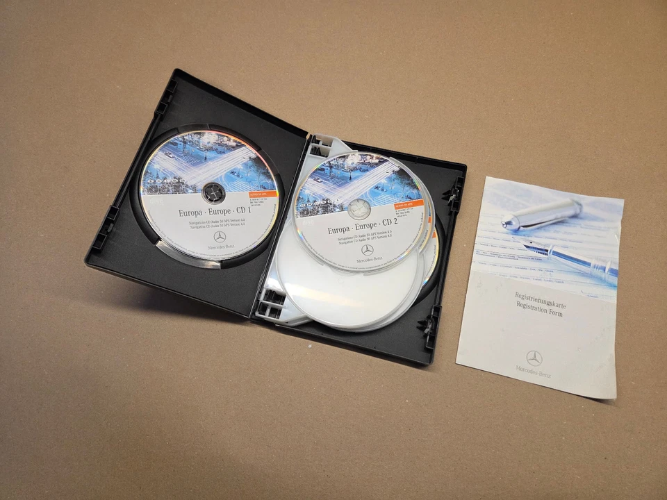 Navigation Europa 4.0 6 CD Europa Mercedes A B Klasse W169 W245 A1698271759 - Bild 2 von 4