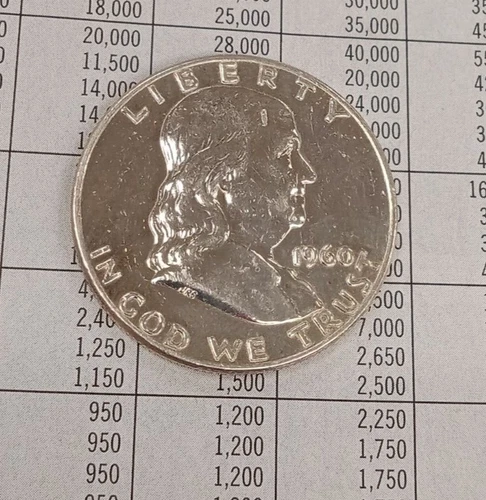 1960 P  FRANKLIN HALF DOLLAR SILVER PROOF TP-5363