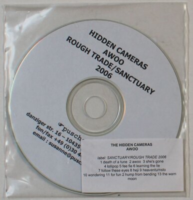 The Hidden Cameras Awoo Ger Adv CDR 2006 Indie