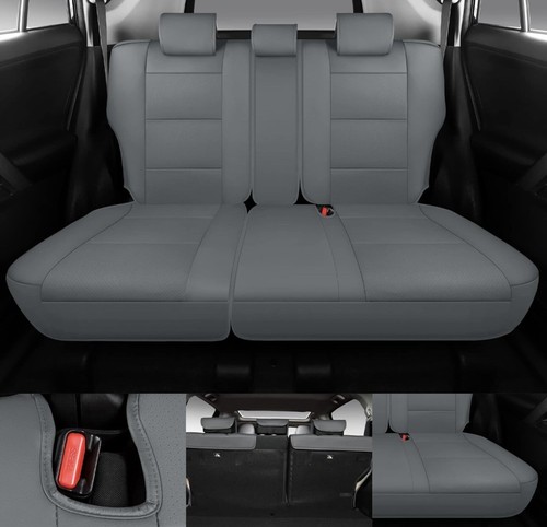 TAPHA Faux Leather Seat Cover Set Toyota RAV4 2020-23 XLE LE XLE Premium- Base - Picture 3 of 7