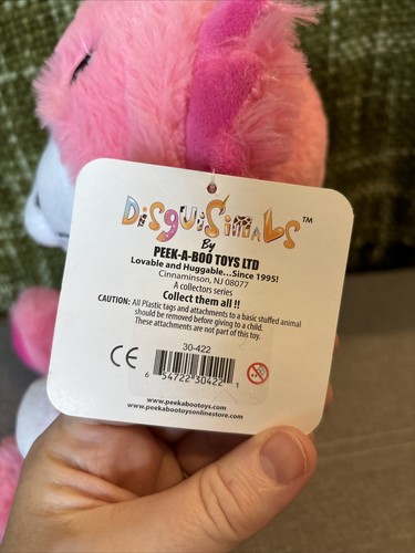 Lot of 2 Disguisimals 10” Dog Bee & Cat Axolotl Plush Animal Peek-A-Boo Toys NWT - Picture 19 of 21