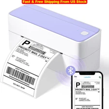 Thermal Shipping Barcode Label Printer 4x6 Wireless Bluetooth Label Printer LOT