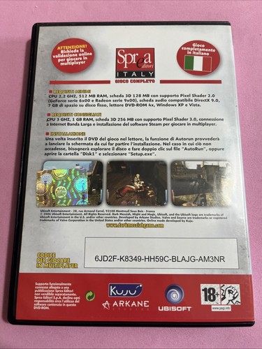 PC VIDEOSPIEL Dark Messiah Might And Magic ohne Anleitung Ita - Bild 2 von 4