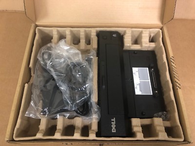 NEW Dell E-Port Plus K09A USB Laptop Docking Station w/Adapter