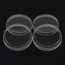 2" Replacement Clear Regulator Gauge Lens Cover, 1/4 Turn Twist Lock, 4 Lenses