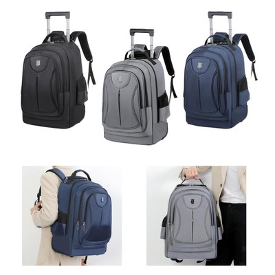 Rollrucksack mit Trolley-Rucksack mit Rollen für Übernachtungsreisen