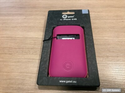 Galeli G-IP4CF-06M Classic Schutzhülle für Apple iPhone 4, 4S Matt, Rosa, Pink