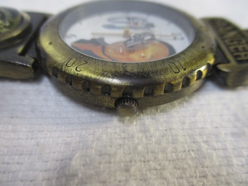 OJ Simpson Watch Ranger Police Chase White Bronco Compass Leather Novelty Rare 1 - Picture 4 of 13