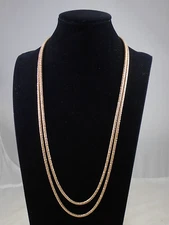 Kenneth Cole New York Goldtone MODERN ESSENTIALS Sparkle Rope Long Necklace $48