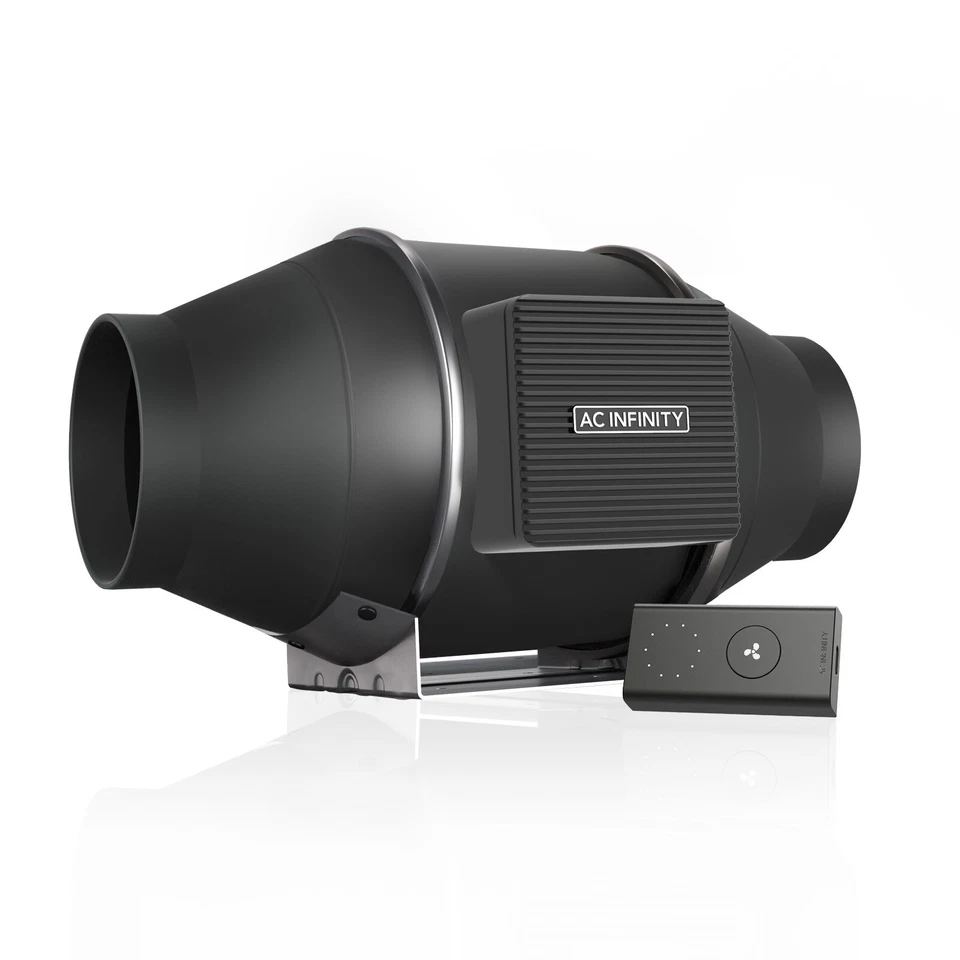AC INFINITY CLOUDLINE PRO S4, Inline Duct Fan 4” Cooling Ventilation Exhaust Grow Tents