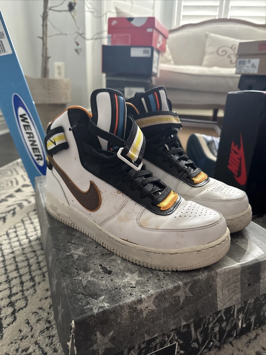 Nike Riccardo Tisci x Air Force 1 SP Mid White Brown | eBay