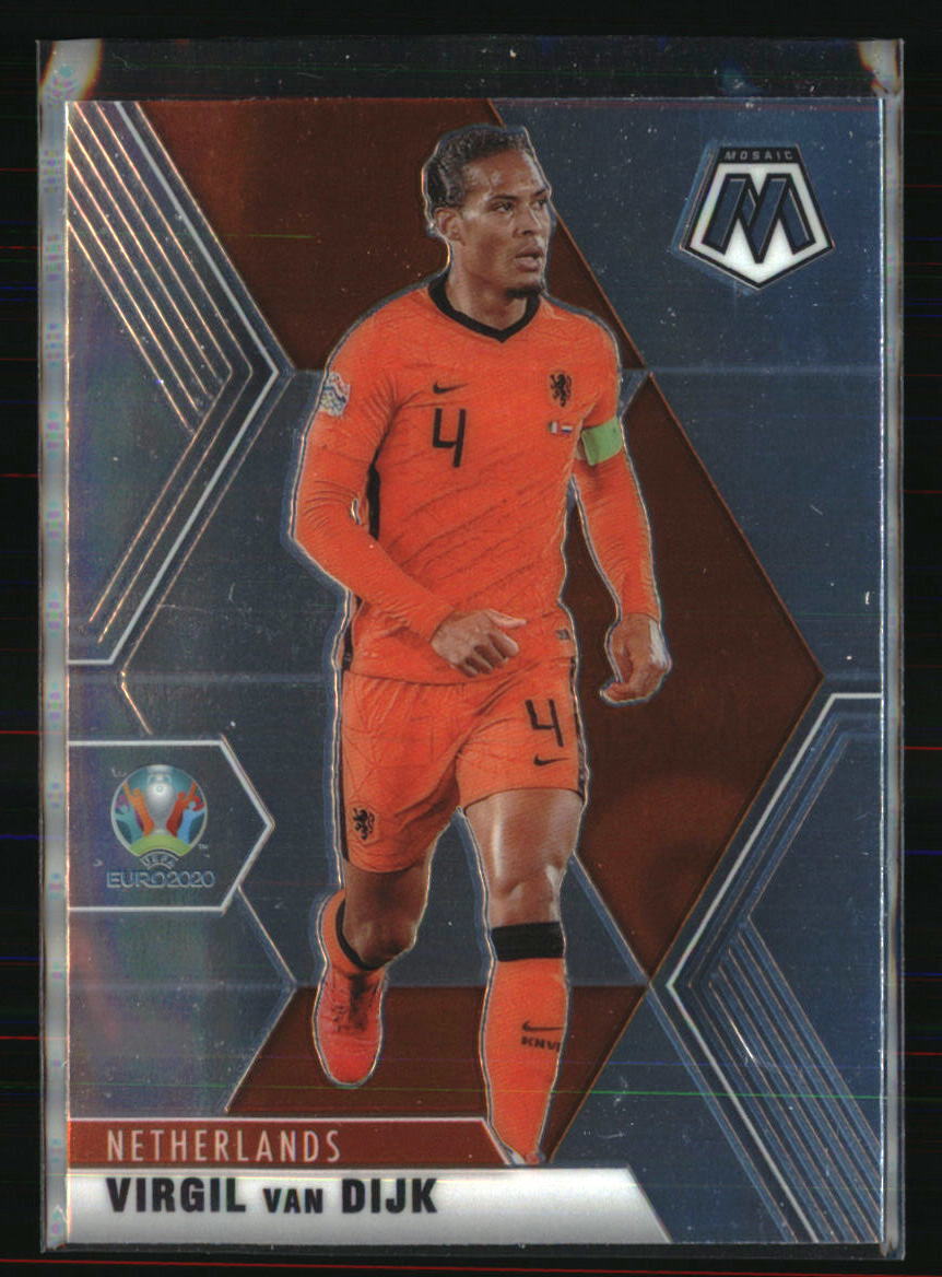 Virgil van Dijk 2021 Panini Mosaic UEFA EURO 2020 #141 SOCCER Card