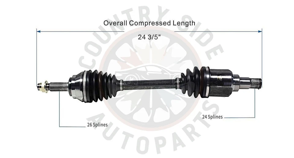 GSP OEM Front CV Axles For 2010-2017 Toyota Prius/Prius Plug In/Lexus CT200H - Image 4 of 4