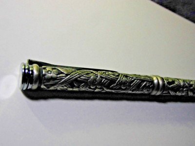 Drehkugelschreiber mit Floralem Muster  Orient 45gramm Vollmetall