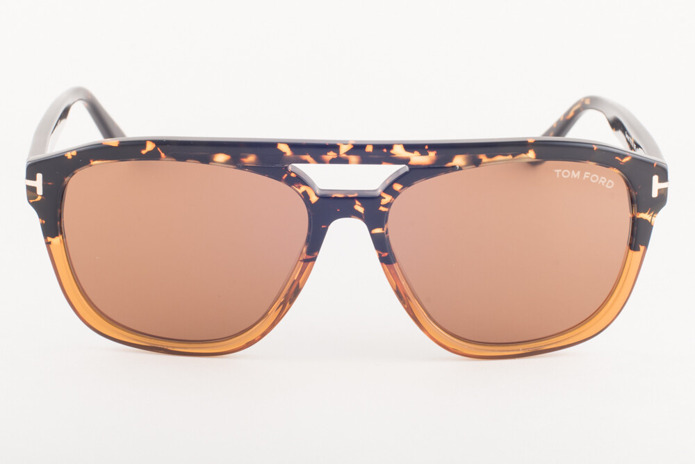 Tom Ford GERRARD 776 56E Dark Havana / Brown Sunglasses TF776 56E 56mm Tom Ford Sunglasses Gerrard Brown Honey Pilot Navigator  main image 4