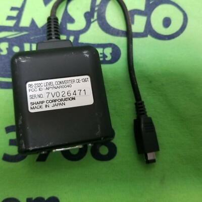 Sharp RS232C Level Converter Cable for Pocket PC 15-pin ISO Connectors (CE-133T
