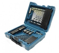 Makita Bohrer-Bit-Set 34-Teilig Im Koffer D-36980 Bits Metall- Stein- Holzbohrer