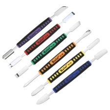 6Pcs Dual Ends Metal Spudger Set Crowbar Watch Phone Prying Opening Repair Tool