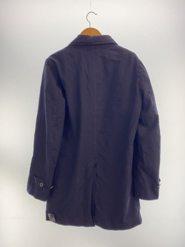 COMME des GARCONS HOMME DEUX Stencil Collar Coat L Polyester NVY Plain DO C002 A - Picture 2 of 6