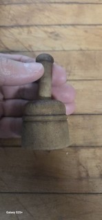 Vintage Wooden Butter Mold w/Flower Blossom Design